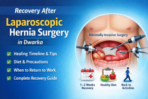 laparoscopic hernia surgery in Dwarka